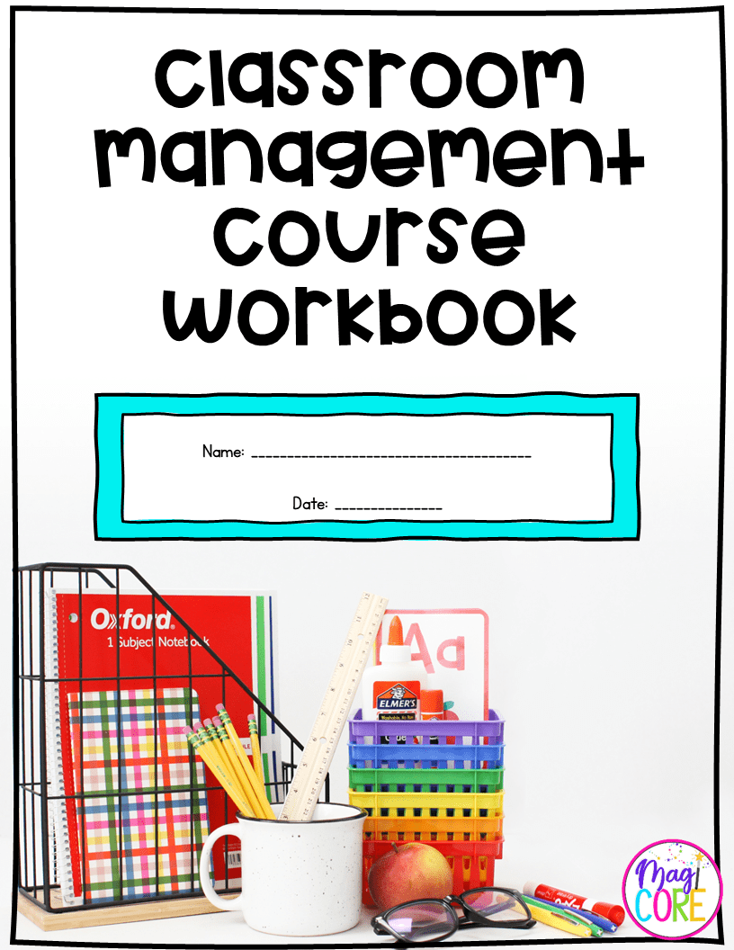 Classroom Management Course Workbook Cover