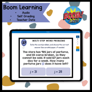 Operations & Algebraic Thinking - 4th Grade Task Cards Bundle | MagiCore