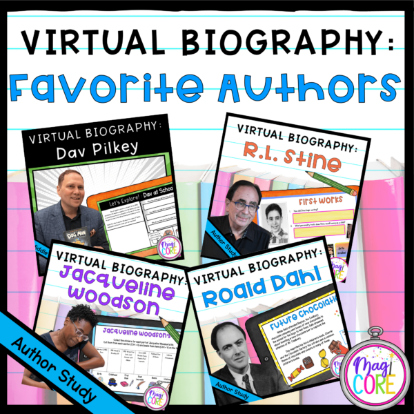 Authors Virtual Biography GROWING Bundle