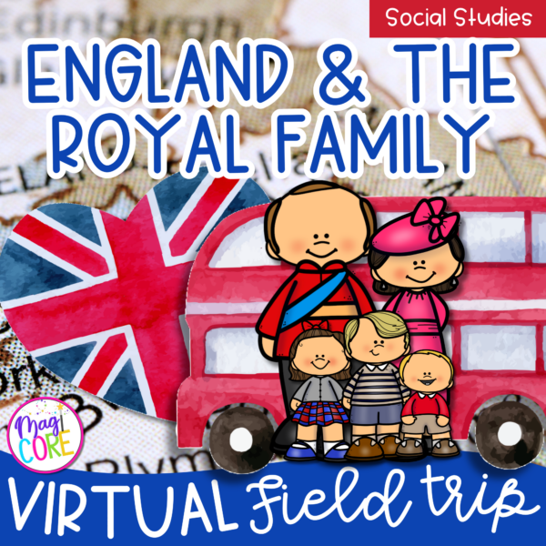 The Royal Family - Virtual Field Trip to England Google Slides Digital Resource