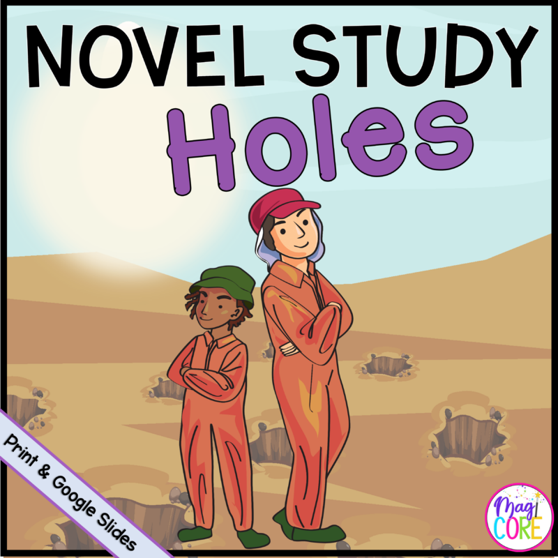 Holes Novel Study Reading Comprehension