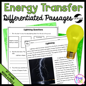 Energy Transfer - 4-PS3-2 - Science Differentiated Passages