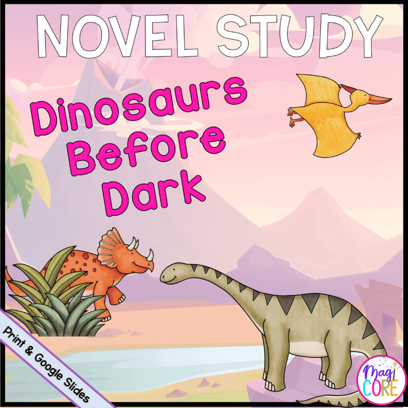 Dinosaurs Before Dark Novel Study Reading Comprehension