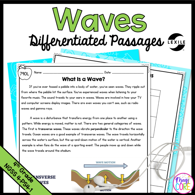 Waves - 4-PS4-1 - Science Differentiated Passages