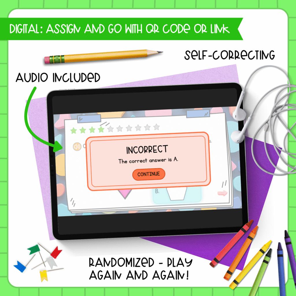 Geometry & Fractions - 2nd Grade Math Task Card Bundle | MagiCore