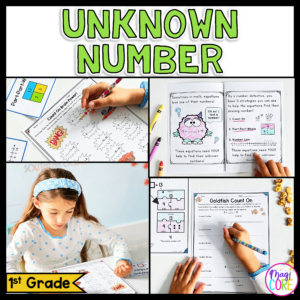 Unknown Number - 1st Grade Math - 1.OA.D.8 | MA.1.AR.2.3