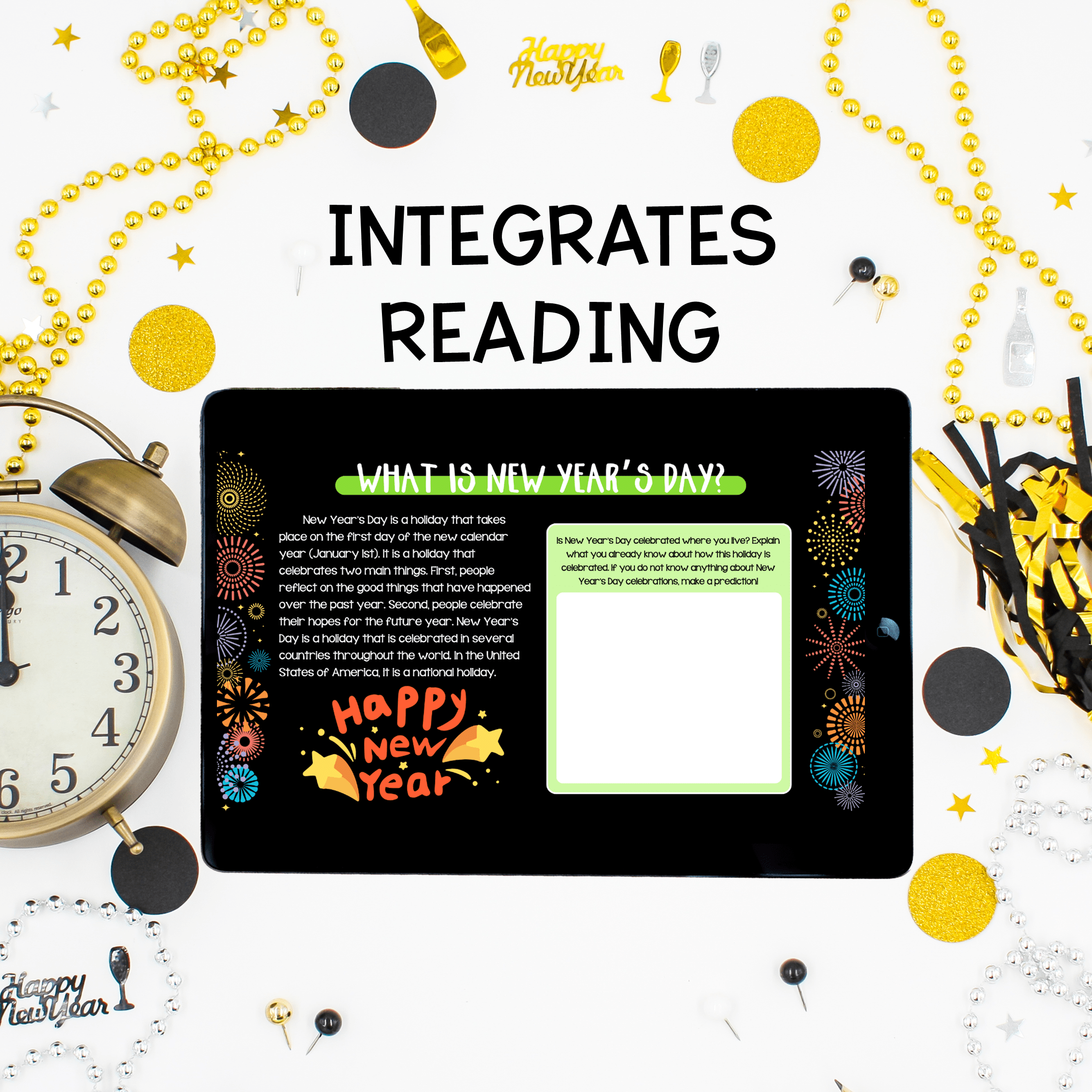 New Year's Day Virtual Field Trip Year 2025 Countdown Digital Resource Activity - Image 3