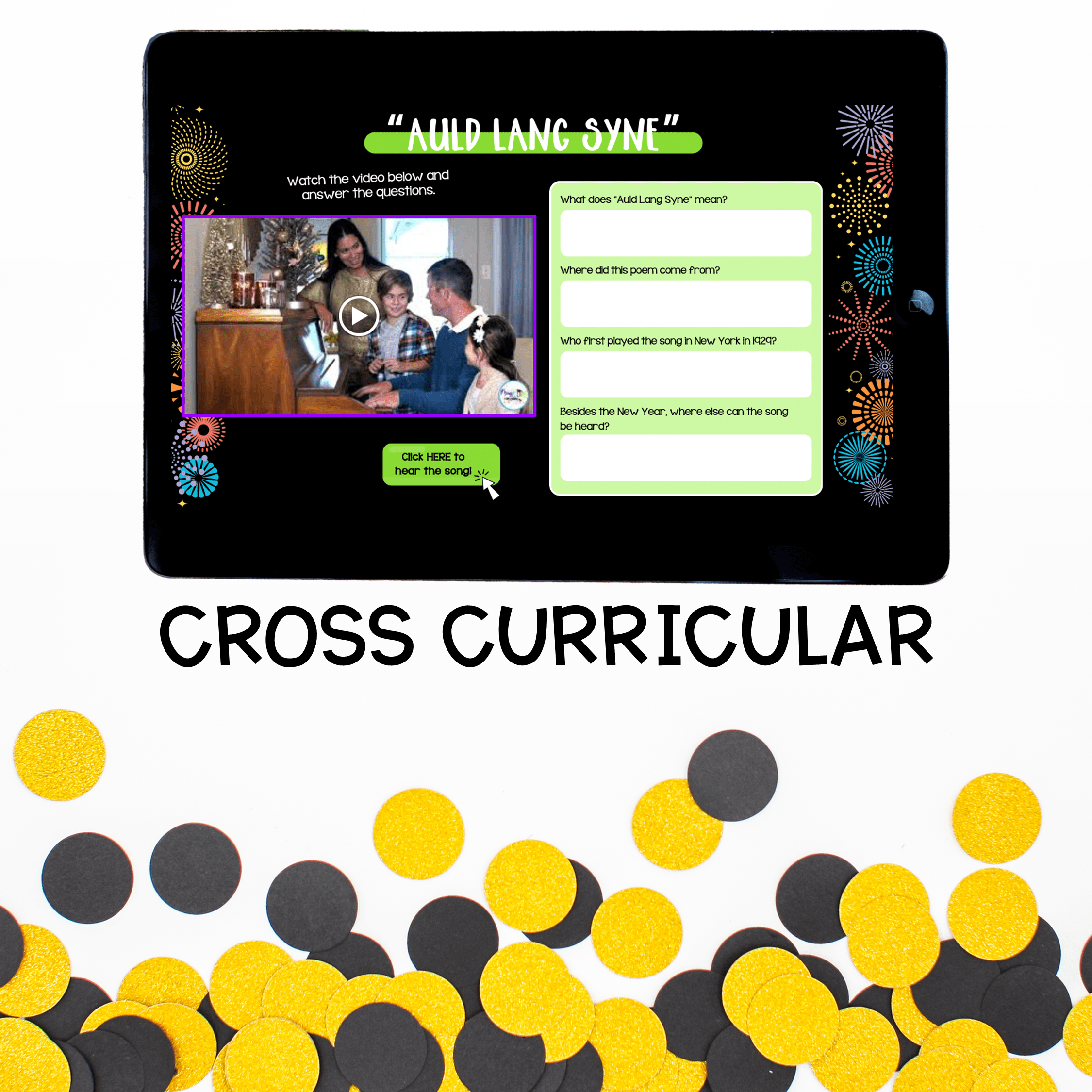 New Year's Day Virtual Field Trip Year 2025 Countdown Digital Resource Activity - Image 4