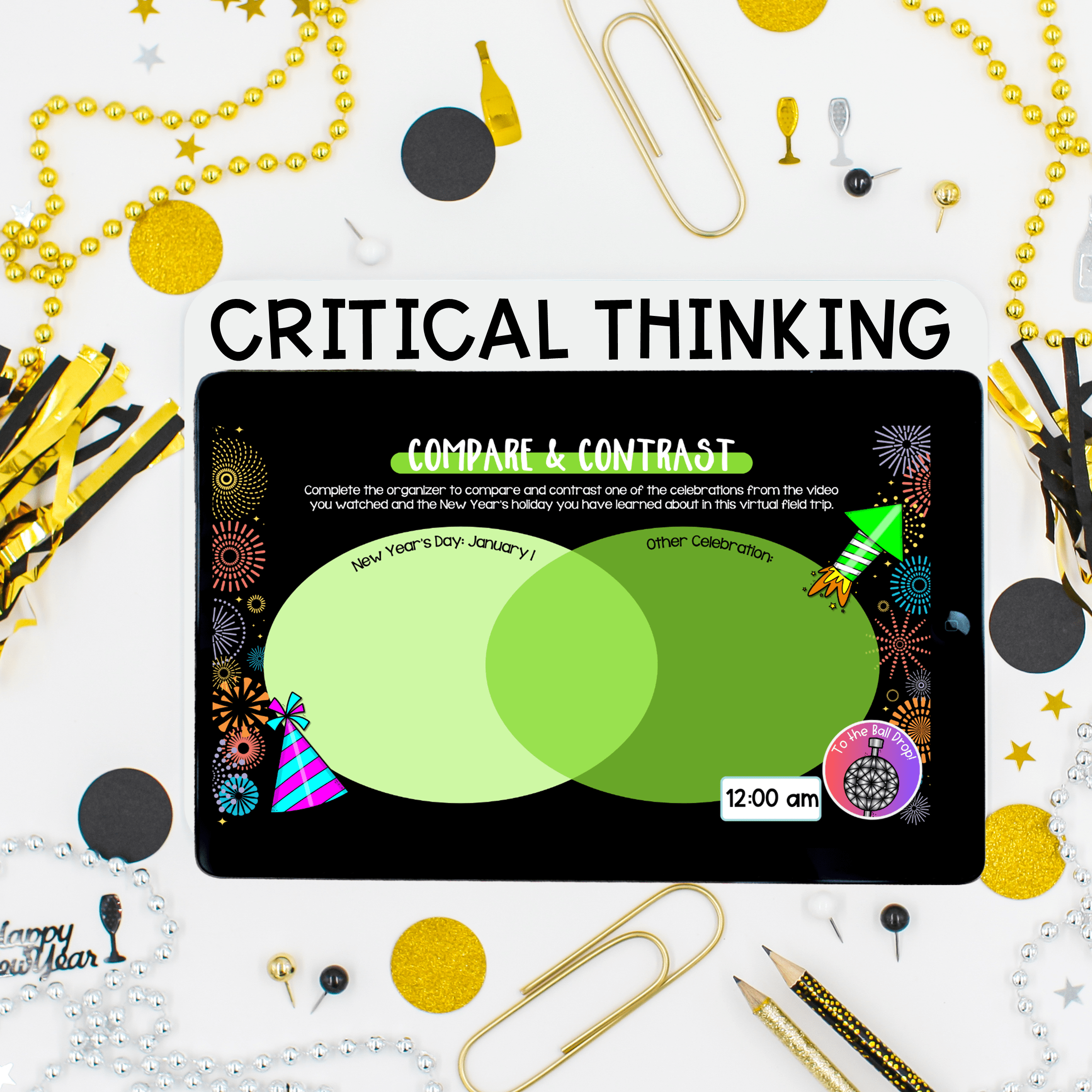 New Year's Day Virtual Field Trip Year 2025 Countdown Digital Resource Activity - Image 7