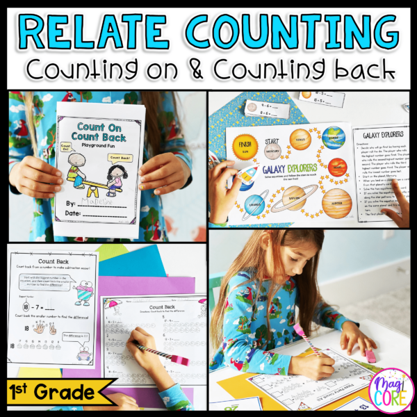 Relate Counting - Addition & Subtraction - 1st Grade Math - 1.OA.C.5