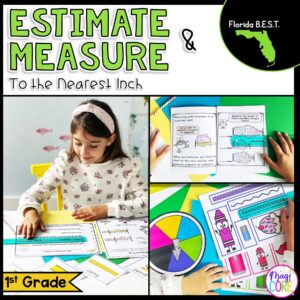 Estimate & Measure to the Nearest Inch - 1st Grade Math - MA.1.M.1.1