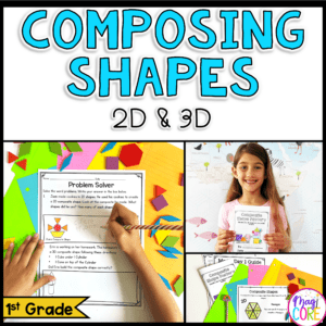 Composing Shapes - 2D & 3D - 1st Grade Math - 1.G.A.2