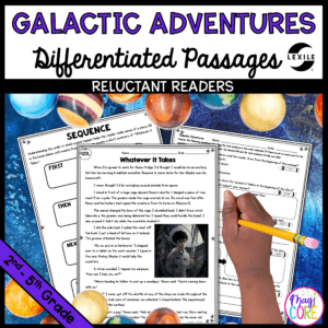 Galactic Adventures Lexile Leveled Differentiated Passages - 2nd-5th Grade