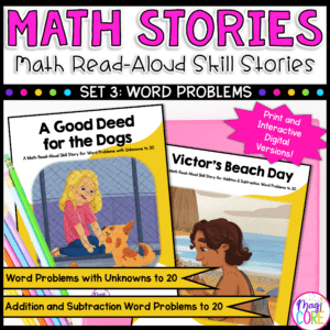 Word Problems - 1st Grade Math Stories Bundle #3