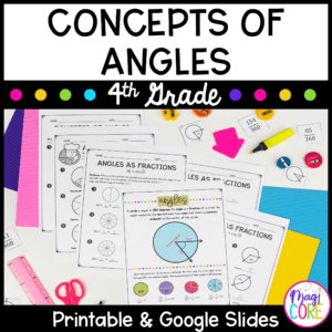 Concepts of Angles - 4th Grade Math - Print & Digital - 4.MD.C.5