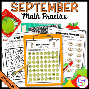 September Themed Math Practice - 2nd Grade