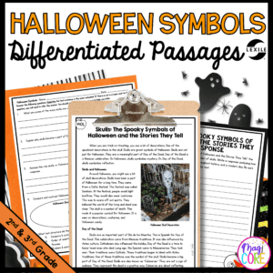 Halloween Symbols Lexile Leveled Differentiated Reading Passages - 2nd-5th Grade