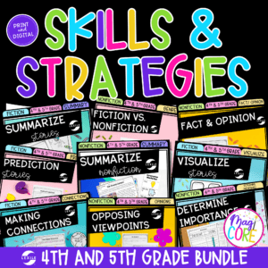 4th & 5th Grade Reading Skills & Strategies Comprehension Bundle