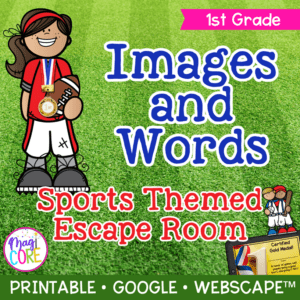 Nonfiction Text Structure Sports Escape Room & Webscape™ - 1st Grade