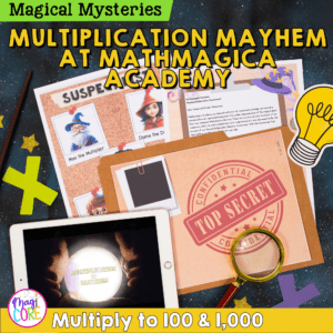 Multiply to 100 and to 1000 - Magical Mystery Print & Digital Math Activity