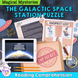The Galactic Space Station Puzzle Reading Comprehension Print & Digital Activity