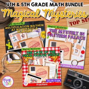 Magical Mysteries Math GROWING Bundle 4th-5th Grade