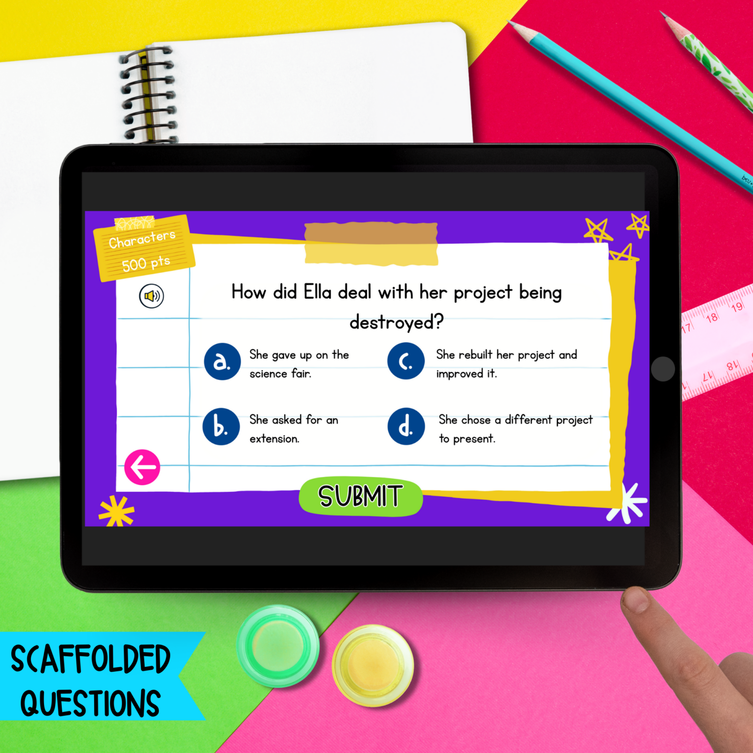 Jeopardy Style 2nd Grade Fiction Reading Comprehension Review | MagiCore