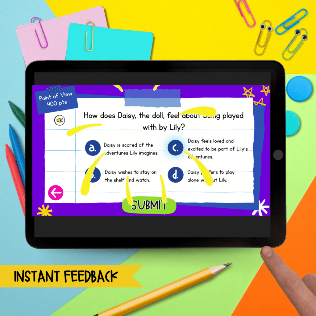 Jeopardy Style 2nd Grade Fiction Reading Comprehension Review | MagiCore