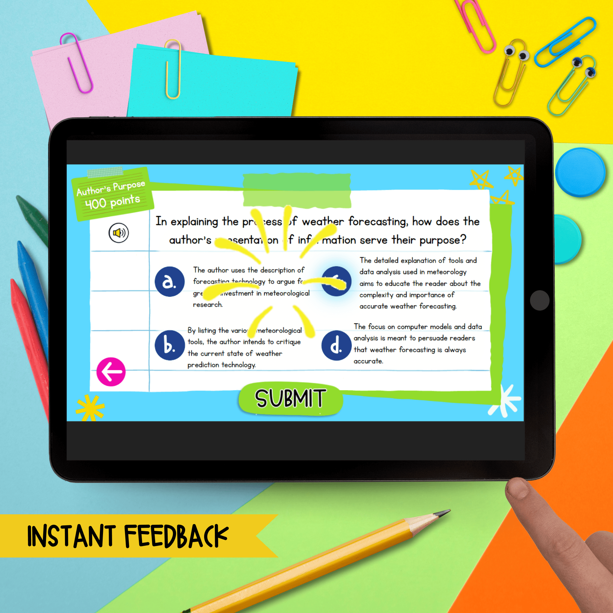 Jeopardy Style 6th Grade BUNDLE Reading Comprehension Review ELA Quiz Game Show - Image 15