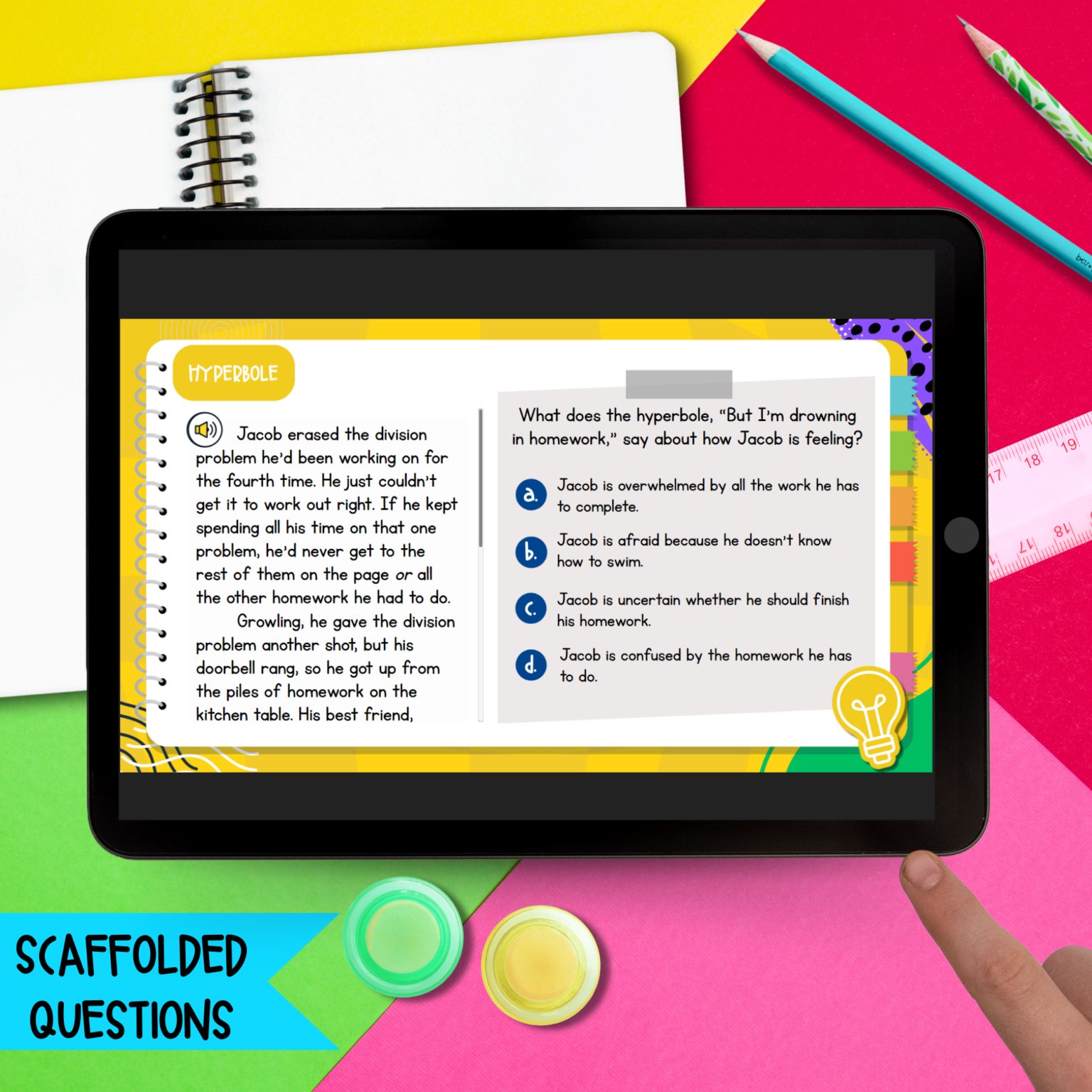 Jeopardy Figurative Language Reading Comprehension Review | MagiCore