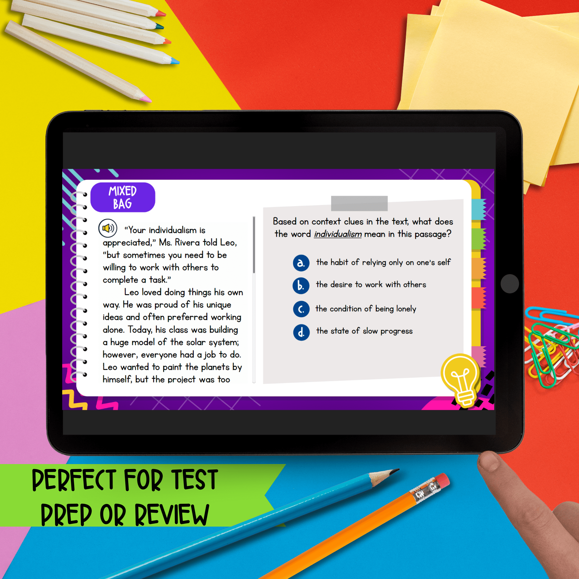 Jeopardy Style Affixes & Roots Reading Comprehension Review ELA Quiz Game Show - Image 7
