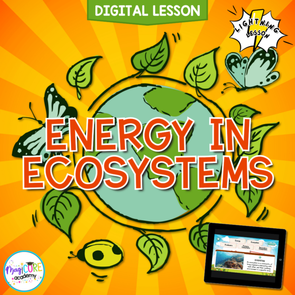 Energy in Ecosystems Digital Science Activity 5th Grade 5-PS3-1 | MagiCore