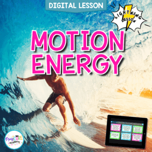 Motion Energy Digital Science Activity 3rd Grade NGSS 4-PS3-1