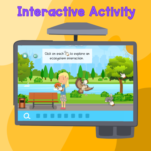 Energy in Ecosystems Digital Science Activity 5th Grade 5-PS3-1 | MagiCore