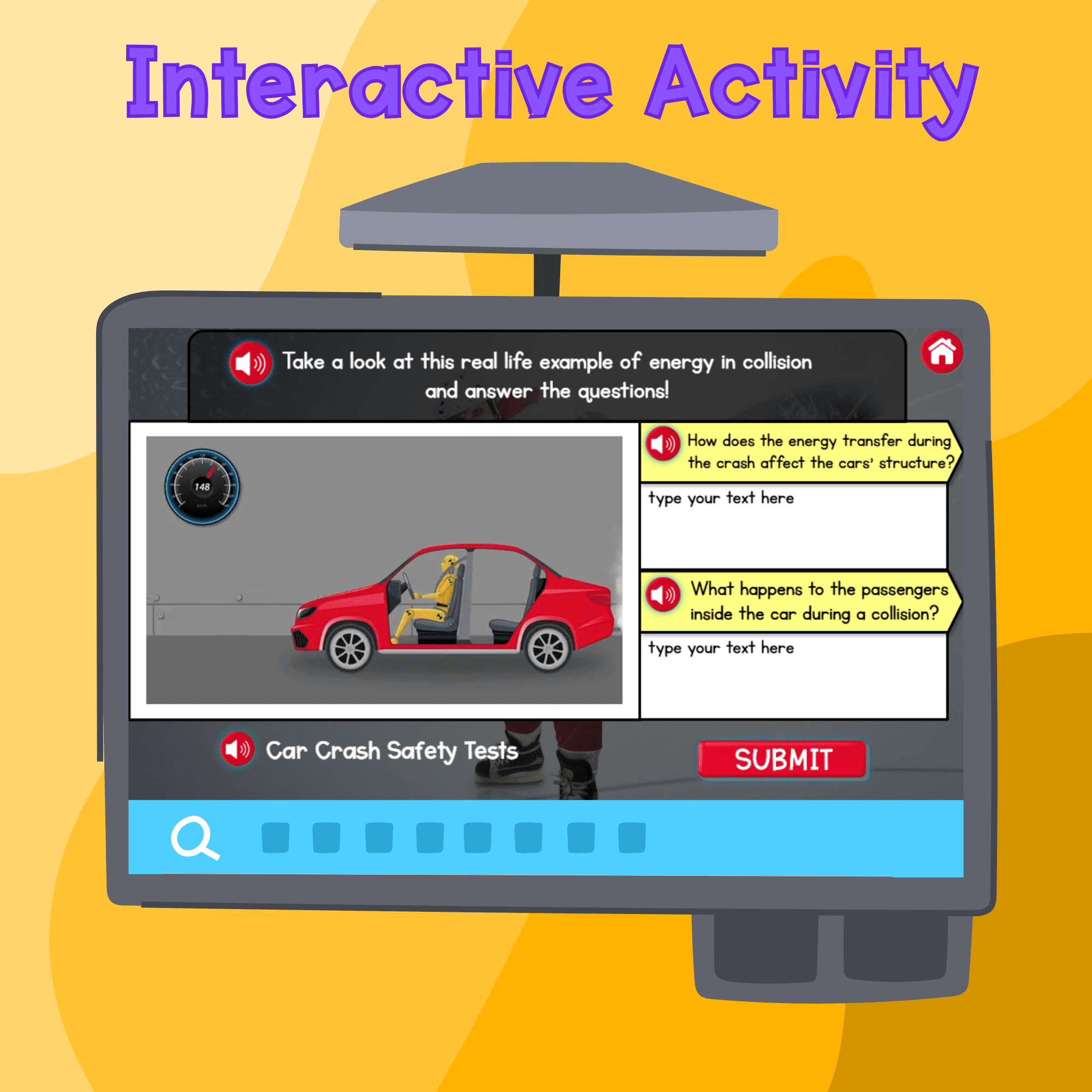 Energy in Collision Digital Science Activity 4th Grade NGSS 4-PS3-3 - Image 3