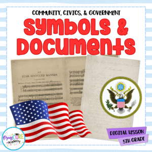 Symbols and Documents with the U.S. flag