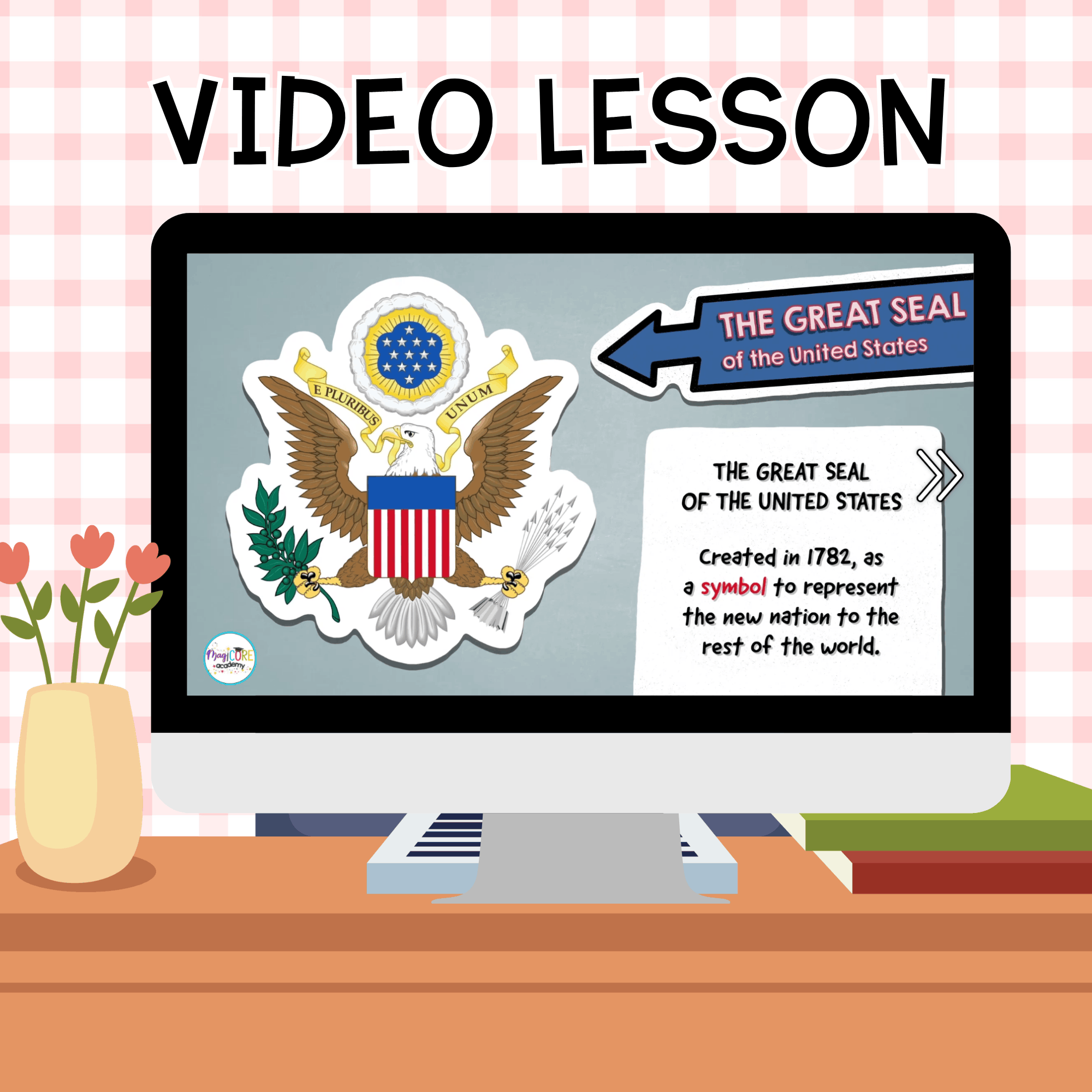 Symbols and Documents Digital Social Studies Civics Lesson Activity - Image 3