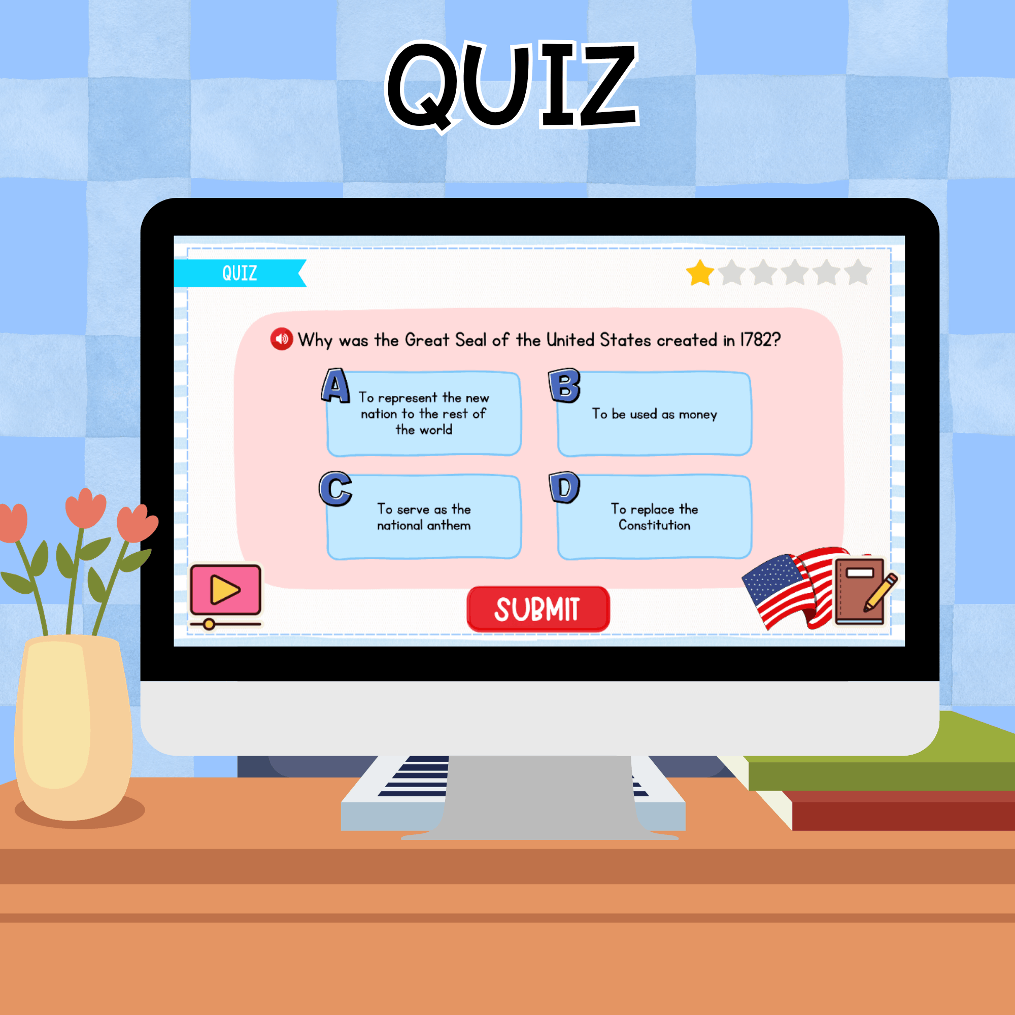 Symbols and Documents Digital Social Studies Civics Lesson Activity - Image 6