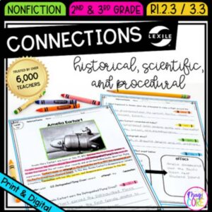 Making Connections Reading Comprehension Passages and Questions RI.2.3 RI.3.3
