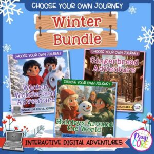 Choose Your Own Journey "Winter" Reading Short Stories Digital Resource Bundle
