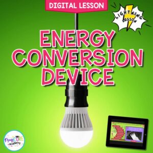 Energy Conversion Device Digital Science Activity 4th Grade NGSS 4-PS3-4