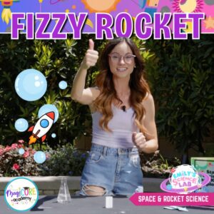 Fizzy Rocket Force & Motion Experiment 2nd-5th STEM Activity Emily's Science Lab