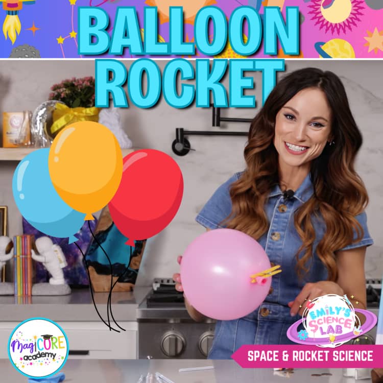 Balloon Rocket Experiment Force, Gravity, Friction 2nd – 5th Emily’s Science Lab