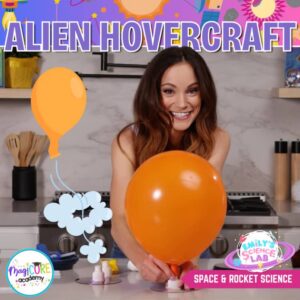 Hovercraft Experiment Friction Force & Motion 2nd - 5th STEM Emily's Science Lab