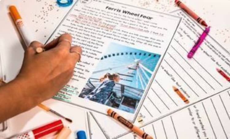 Point of View Reading Passages Worksheets Anchor Chart Activities RL.2.6 RL.3.6 - Image 4