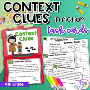 Words and Phrases Task Cards - 4th 5th Grade RL.4.4 RL.5.4 FL BEST ELA V.1.3