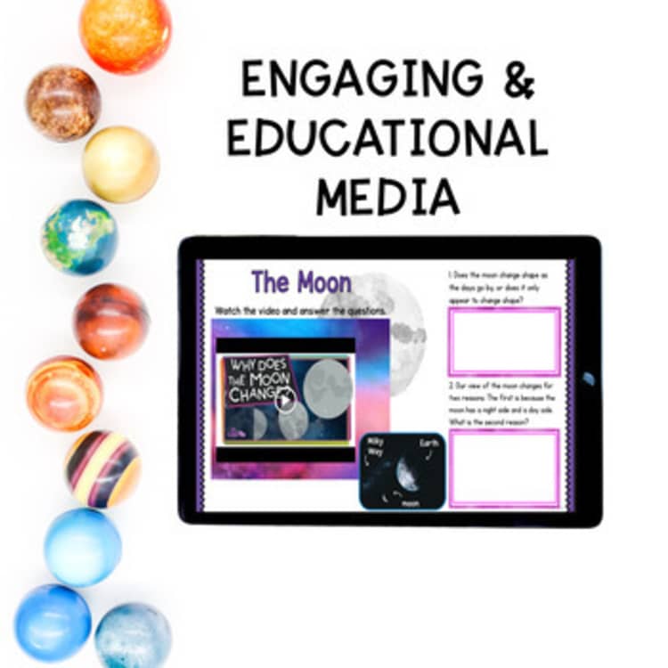 Virtual Field Trip Planetarium - Space Moon Constellations Google Slides Seesaw - Image 3