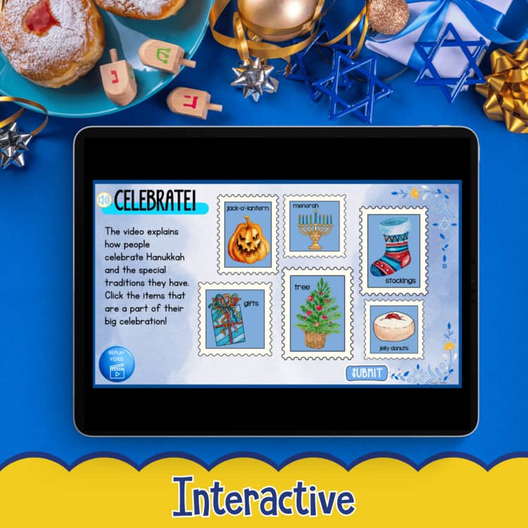Hanukkah Virtual Field Trip 1st Grade Holidays Around the World Digital Activity - Image 4