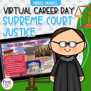 Virtual Career Day: Supreme Court Justice - Google Slides & Seesaw