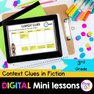 Digital Mini Lessons - Context Clues in Literature - RL.3.4